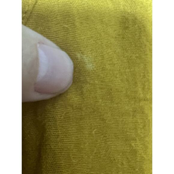 John Mark Yellow Tunic Top Blouse M 3/4 Sleeve Lagenlook Buttons - Picture 8 of 10